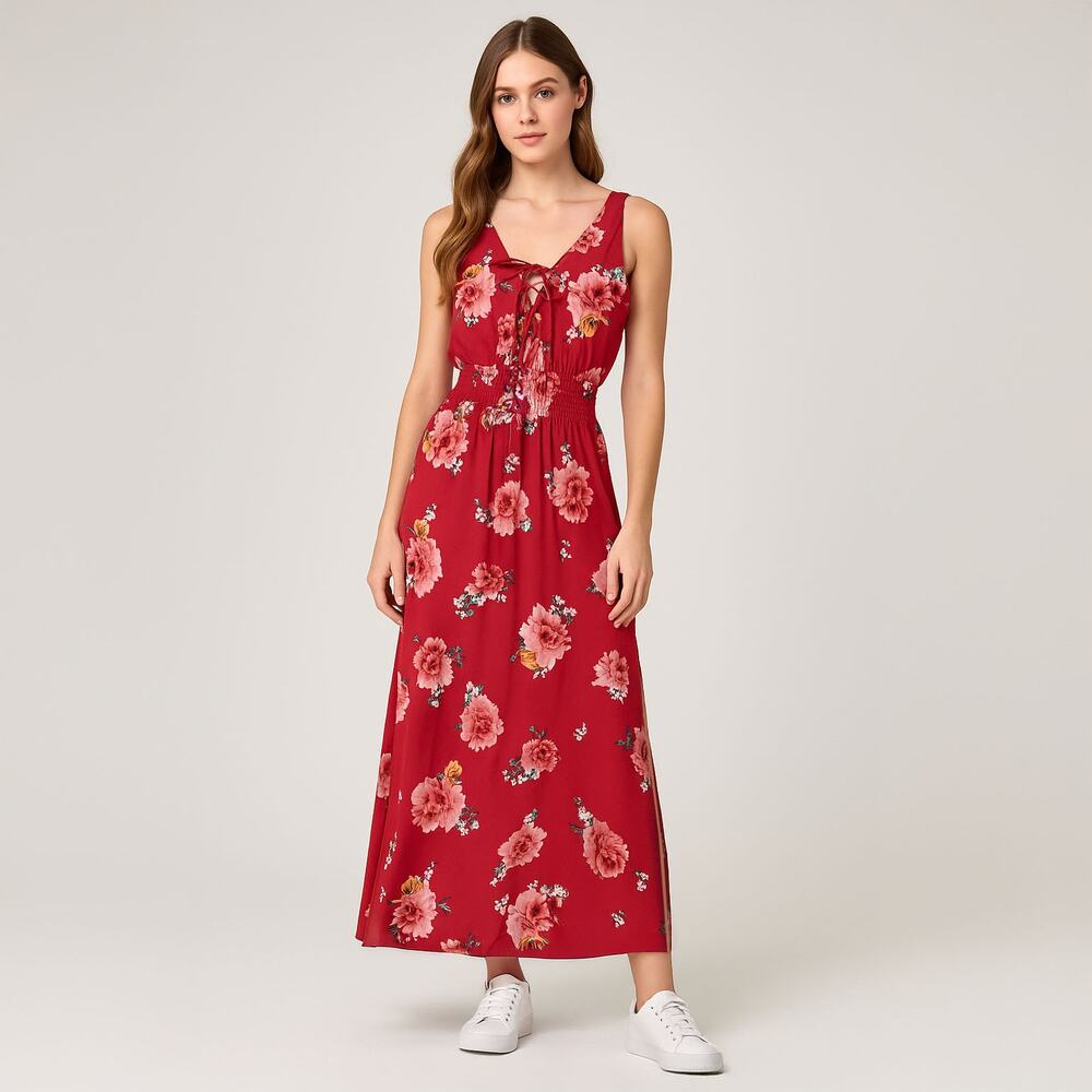 Bailey Blue Floral Sexy Dress Sz Small